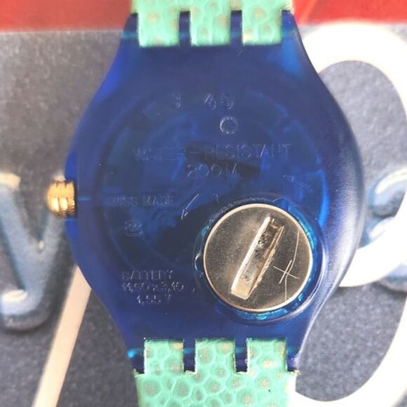 Swatch watch EN VAGUE SDN109 1994 Scuba New in case with paperwork and battery - Picture 7 of 9
